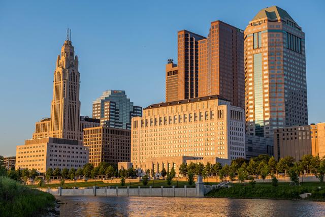 Skyline of Columbus Ohio